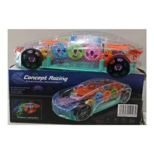 Concept Racing Educational Transparent Mechanical Gear Car Toy with Light & Music