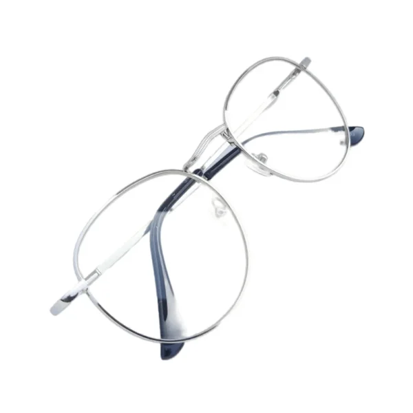 White metal body sunglasses